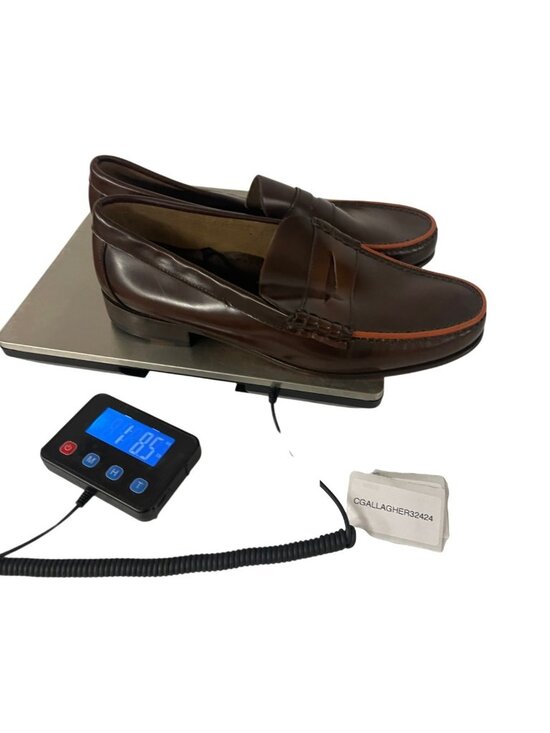Zara Mens Castellano 1920 Penny Loafers EU 43 US 9 Brown Leather 2642/520 NWT